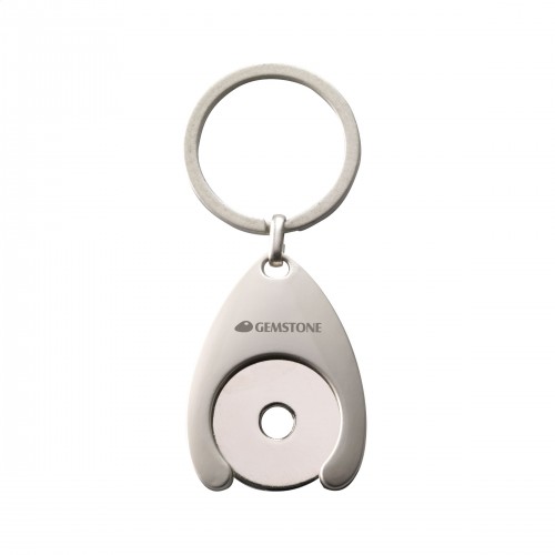 Keycoin Coin Holder € 0.50 Silver