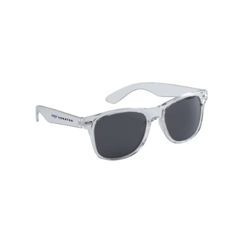 Malibu Trans Sunglasses Transparent White