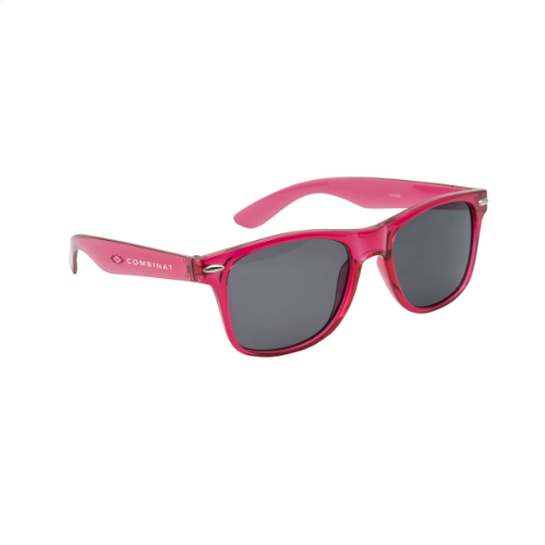 Malibu Trans Sunglasses Transparent Red