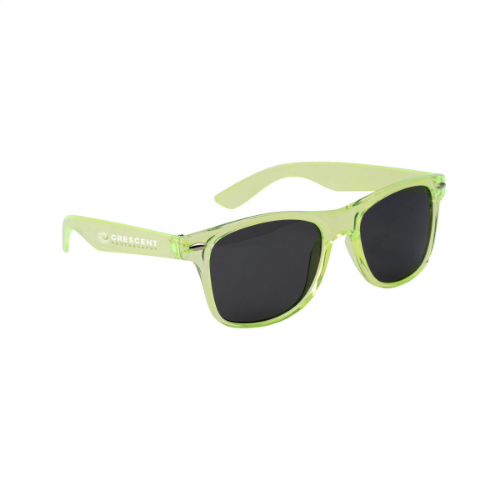 Malibu Trans Sunglasses Transparent Green