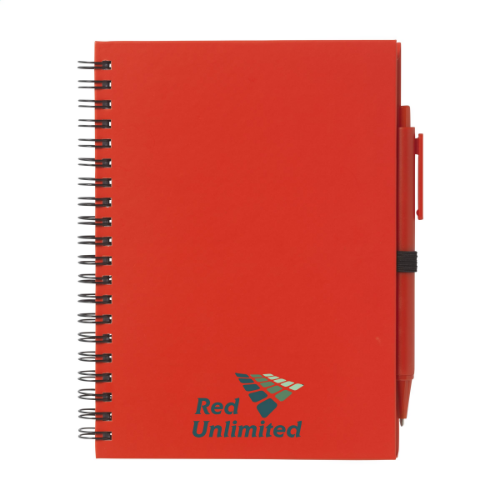 Helix Note Set Notebook Red