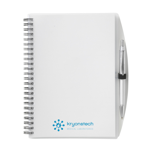 Notebook A5 Notebook Transparent-White