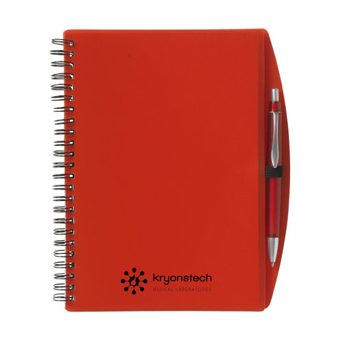 Notebook A5 Notebook Transparent-Red