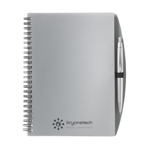 Notebook A5 Notebook Silver-Grey