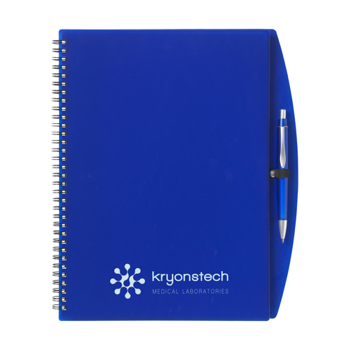 Notebook A4 Notebook Transparent-Blue