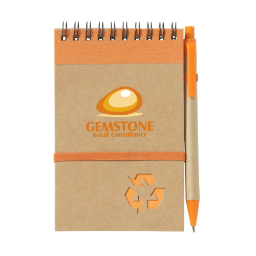 RecycleNote-M Notebook Orange