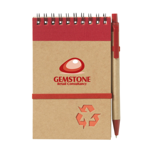 RecycleNote-M Notebook Red