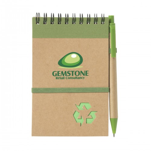 Recyclenote-M Notebook Green
