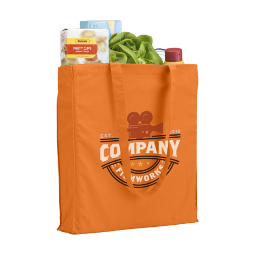 Colour Square Bag (160 G/m²) Cotton Bag Orange