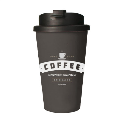 Eco Coffee Mug Premium Deluxe 350 Ml Thermos Cup Anthracite