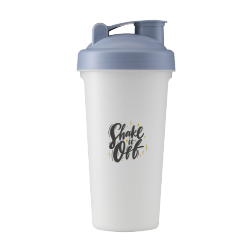 Eco Shaker Protein 600 Ml Drinking Cup Light Blue