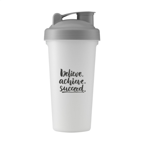 Eco Shaker Protein 600 Ml Drinking Cup Grey