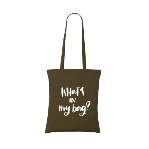 Shoppy Colour Bag (135 G/m²) Cotton Bag Brown
