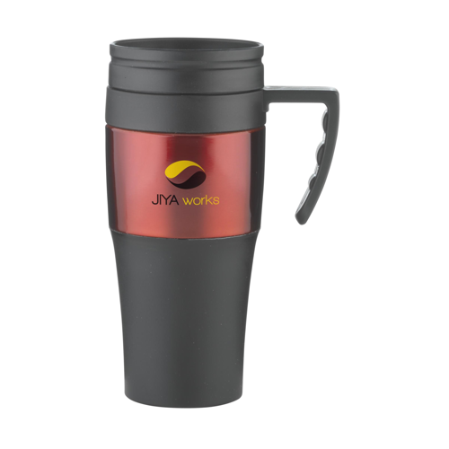 Solidcup Thermo Mug Black-And-Red