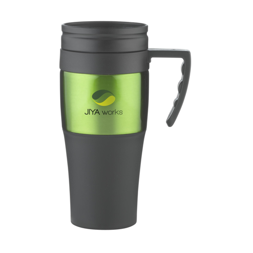 Solidcup Thermo Mug Black-And-Green