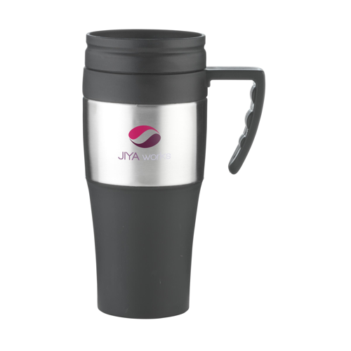 Solidcup Thermo Mug Black-And-Silver