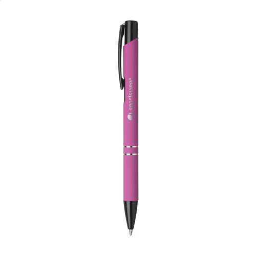 Ebony Rubberised Pen Pink