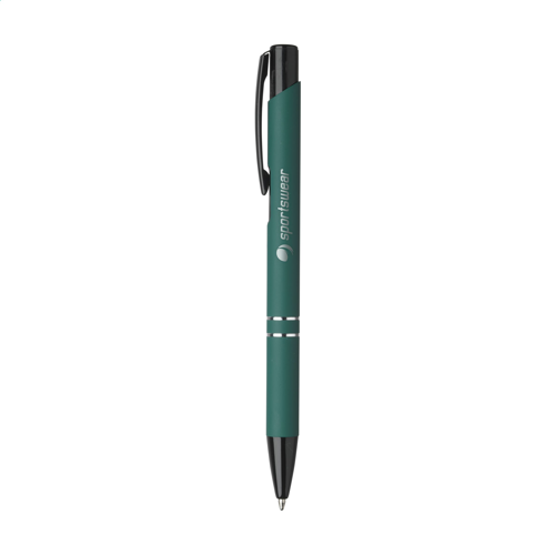 Ebony Rubberised Pen Dark-Green