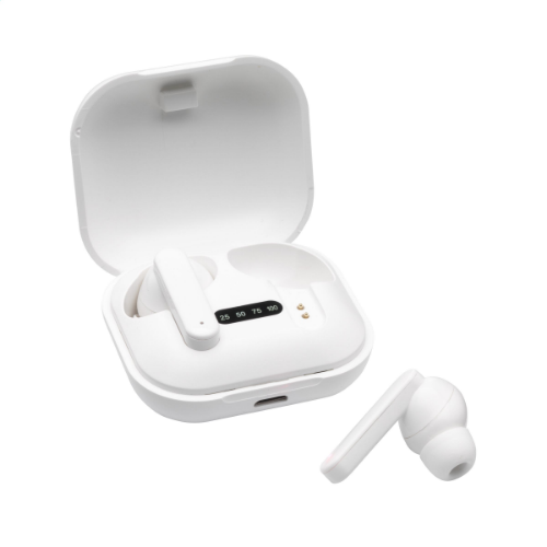Aron TWS Wireless Earbuds In Charging Case White