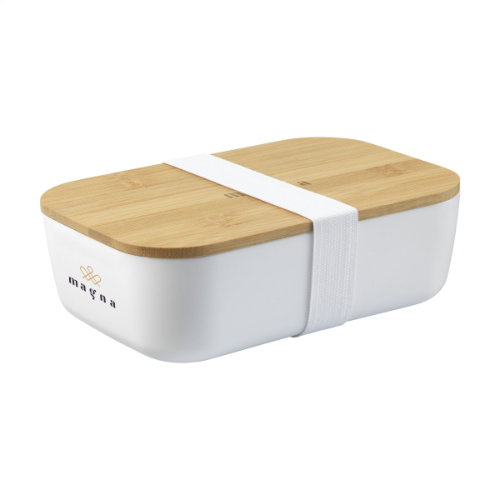 Midori Bamboo Lunchbox White