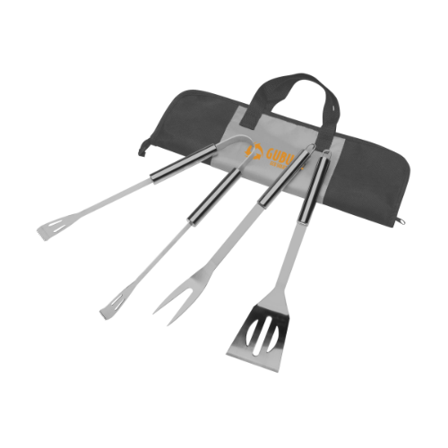 BBQ-Kit Set Light Grey