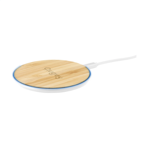 Bamboo 10W Wireless Charger Wireless Fast Charger White