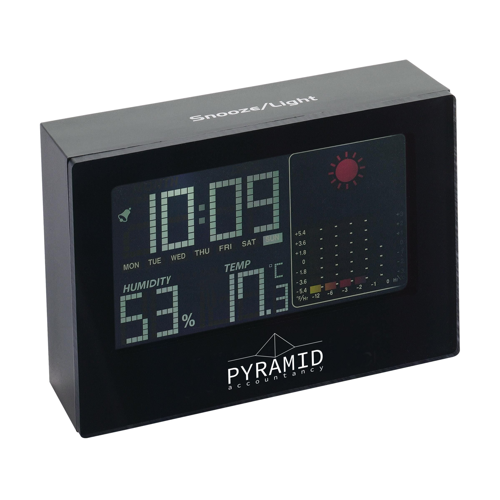 Weather Snooze Weather Station Black