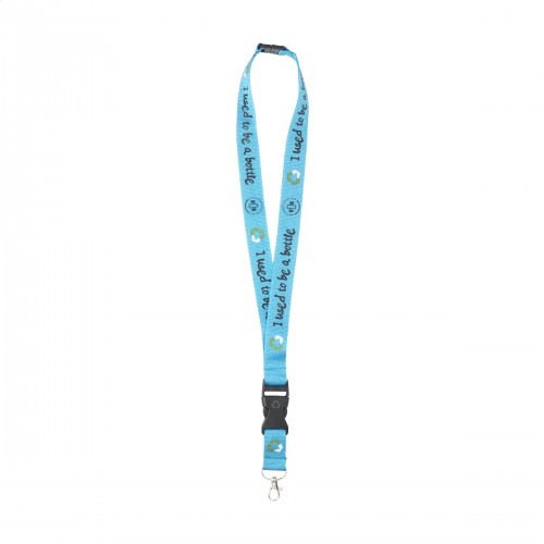 RPET Lanyard Ocean Blue