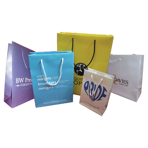 120 x 100 x 350 - Rope Handled Paper Carrier Bags 