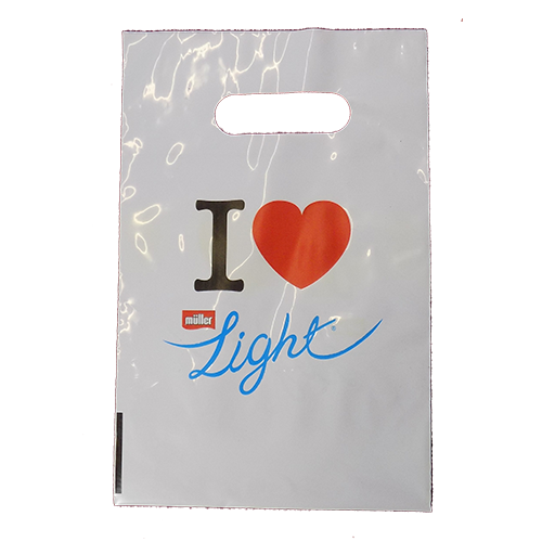 Polythene Punch Carrier Bags - Printed 1 Side