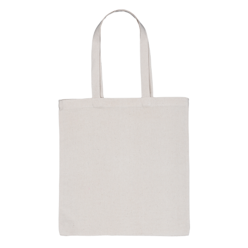 Natural 8oz Long Handled Canvas Shopper