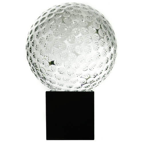 80mm golfball trophy