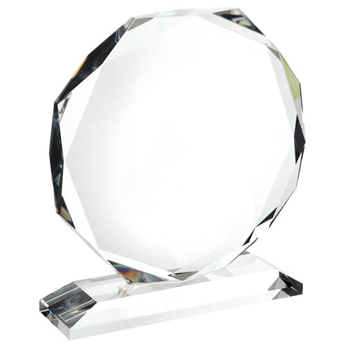 Large crystal octagon award