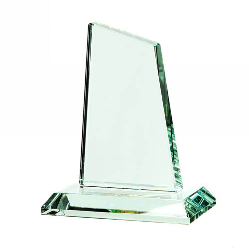 Small jade green peak trophy