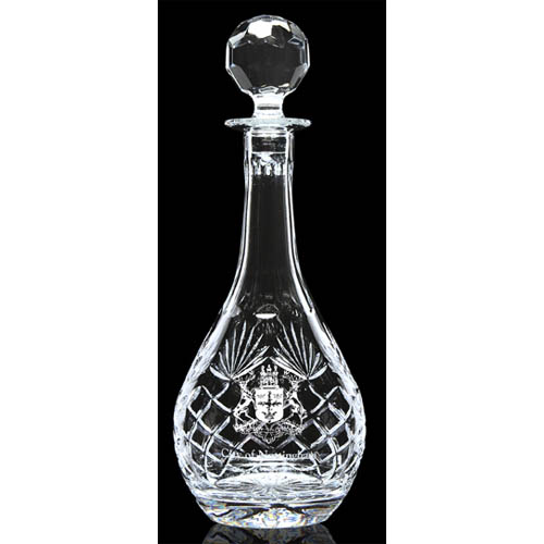 Crystal wine decanter