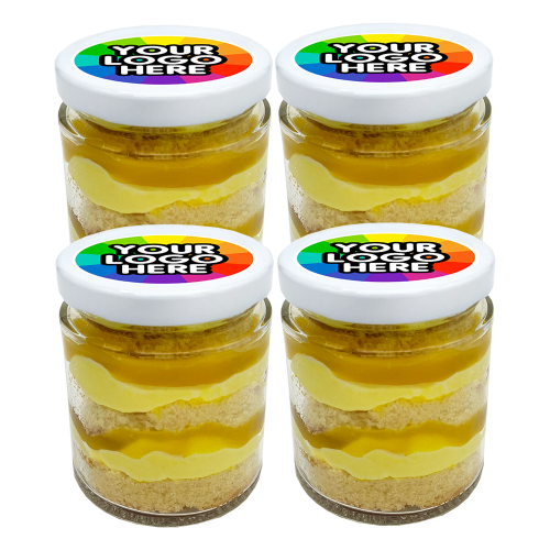 4 Cake Jars (Lemon)