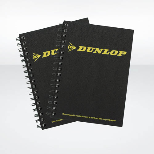 Recycled Tyre Notebook A6