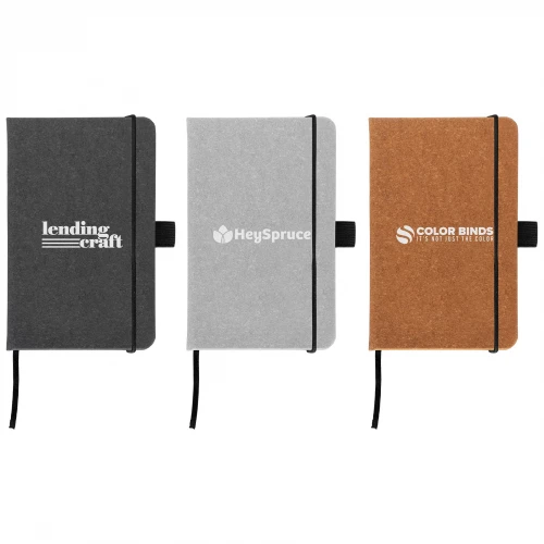Carson 130 x 80 mm Recycled Leather PU Notebook