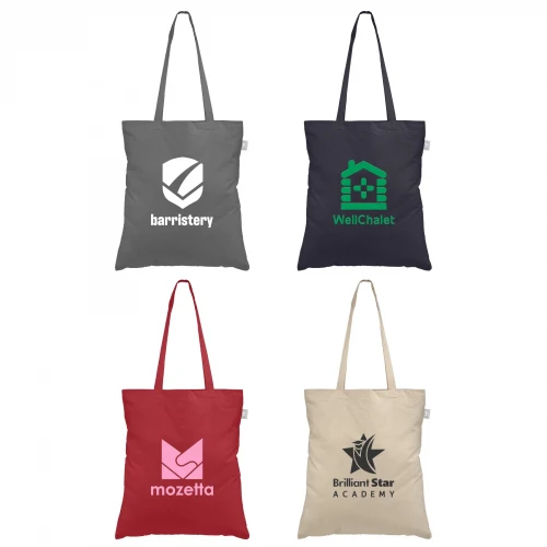 Geo - 5 oz. Recycled Cotton Canvas Tote Bag