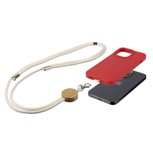Cotton phone lanyard in 
