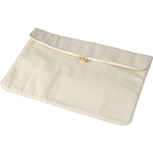 Cotton laptop pouch