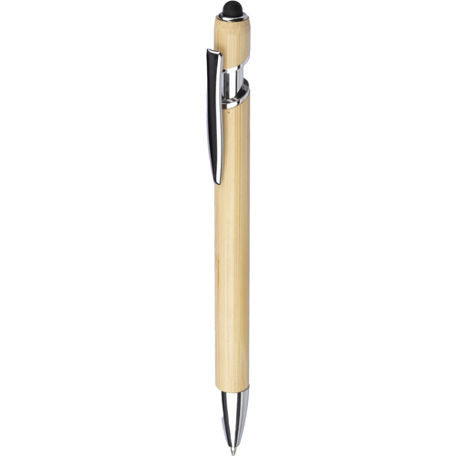 Bamboo ballpen with stylus