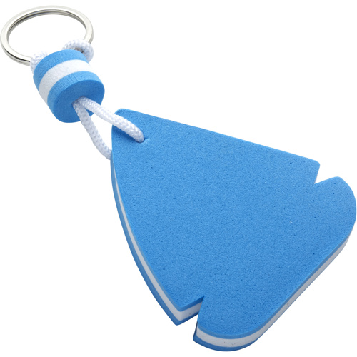 Foam key holder in Blue/white