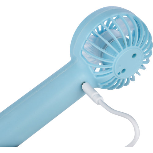 Handheld rechargeable fan in 