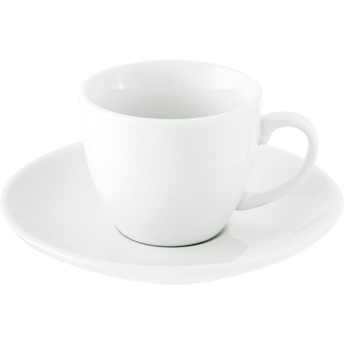White porcelain cup and saucer, 100cc/ml. sold per 72pcs in white