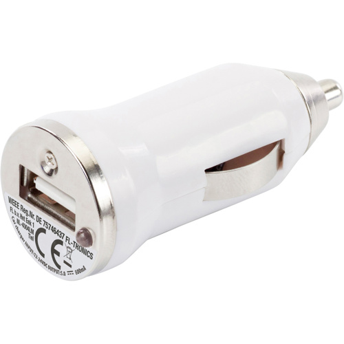 Car power adapter in White