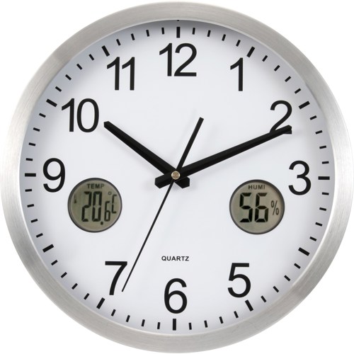 Plastic 30cm wall clock.