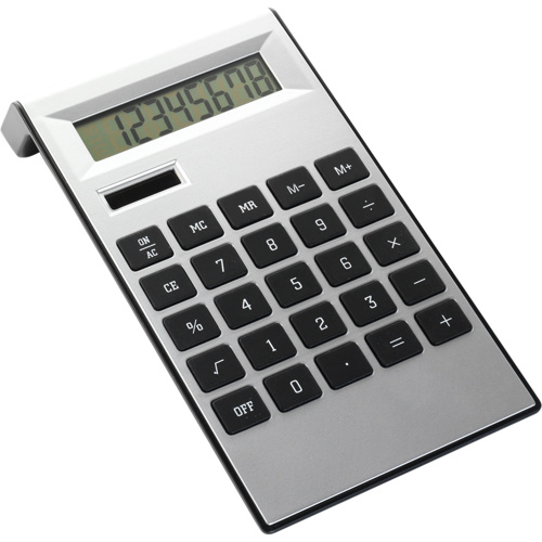 Desk calculator in White