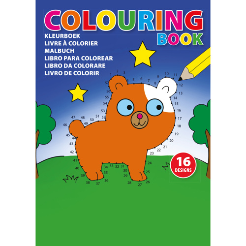 A5 Children's colouring book.                      