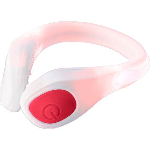Silicone ankle band in White/red